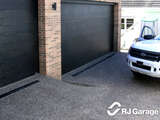 4DP Profile Australian Sectional Garage Door - Colour 'Night Sky' with a Woodgrain Finish
