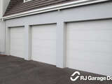 4DP Profile Australian Sectional Garage Door - Colour 'Shale Grey' with a Woodgrain Finish