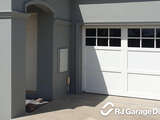 006S Profile Hamptons Sectional Garage Door - Colour 'White' with Window Elements