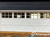 V06S Profile Hamptons Sectional Garage Door - Colour 'White' with Window Elements