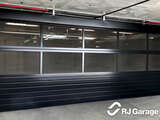 APU 4Ddoors Industrial Sectional Garage Door - With Expanded Mesh Panels