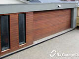 Tilt Garage Door Clad with Western Red Cedar - Australian Made Garage Door with 250T Track Type